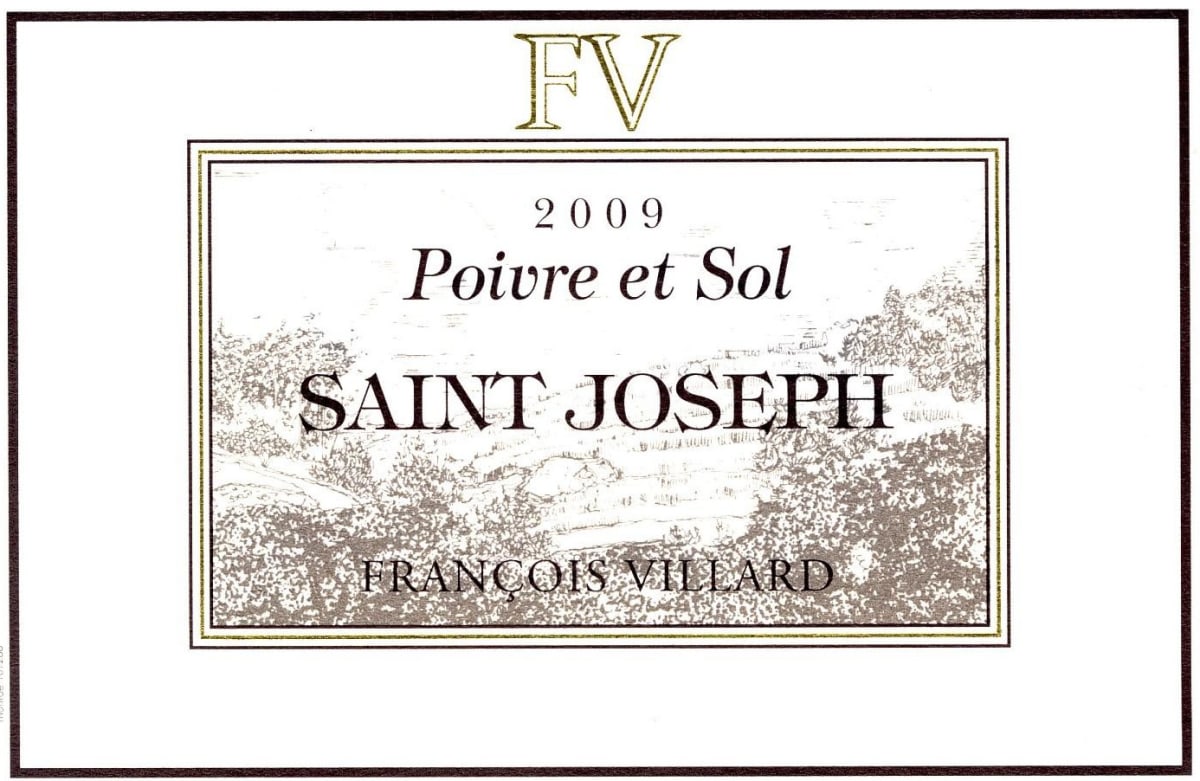 Francois Villard Saint-Joseph Poivre et Sol 2009 Front Label