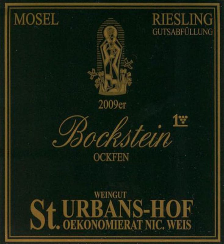 Nik Weis St. Urbans-Hof Ockfener Bockstein Spatlese 2009 Front Label