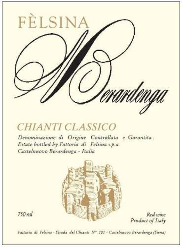 Felsina Berardenga Chianti Classico 2008 Front Label