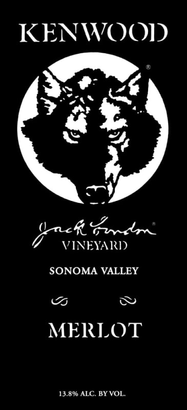 Kenwood Jack London Vineyard Merlot 2008 Front Label