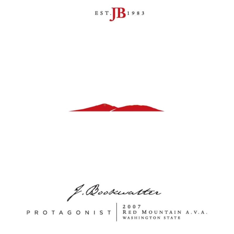 J. Bookwalter Protagonist 2007 Front Label