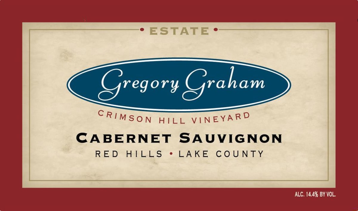 Gregory Graham Crimson Hill Vineyard Cabernet Sauvignon 2012 Front Label