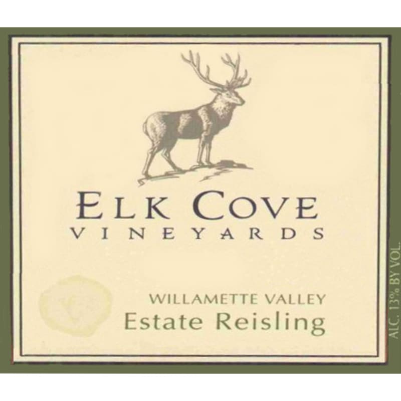 Elk Cove Estate Willamette Valley Riesling 2009 Front Label