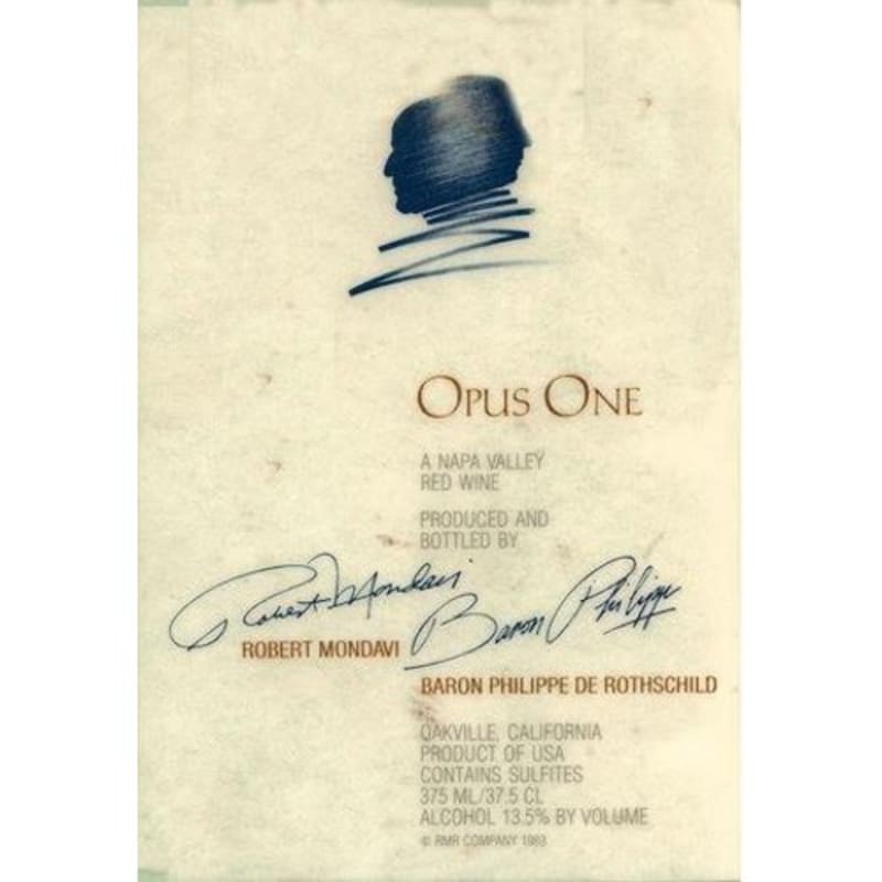 Opus One (375ML half-bottle) 2005 Front Label