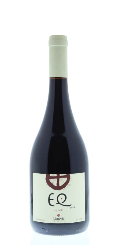 Matetic EQ Syrah 2008 Front Bottle Shot