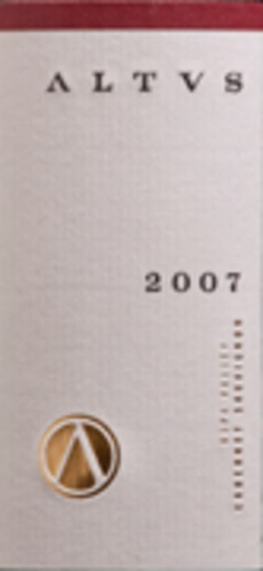 Altvs Cabernet Sauvignon Napa Valley 2007 Front Label