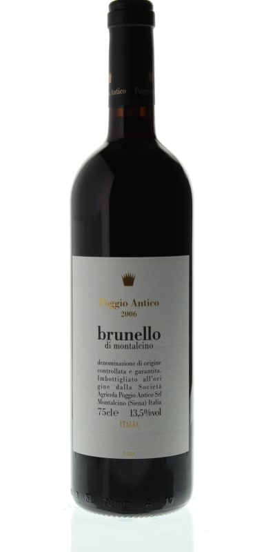 Poggio Antico Brunello di Montalcino 2006 Front Bottle Shot