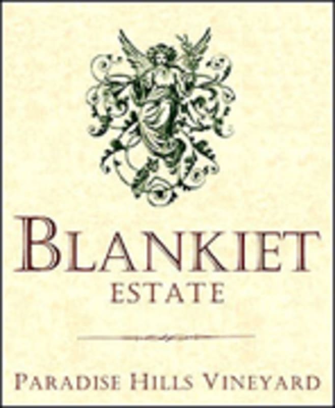 Blankiet Estate Paradise Hills Vineyard Proprietary Red 2006 Front Label
