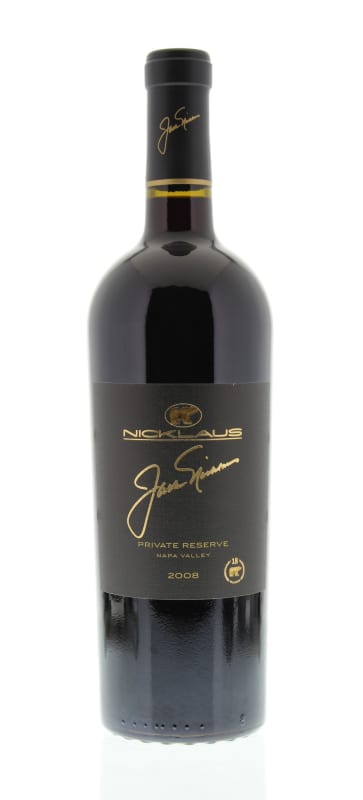 Jack Nicklaus Private Reserve 2008 Front Bottle Shot