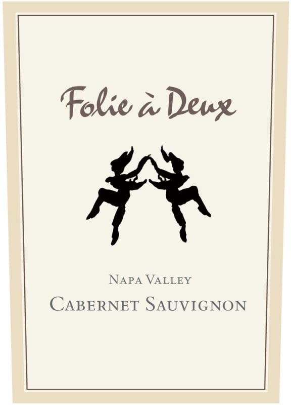 Folie a Deux Cabernet Sauvignon 2008 Front Label