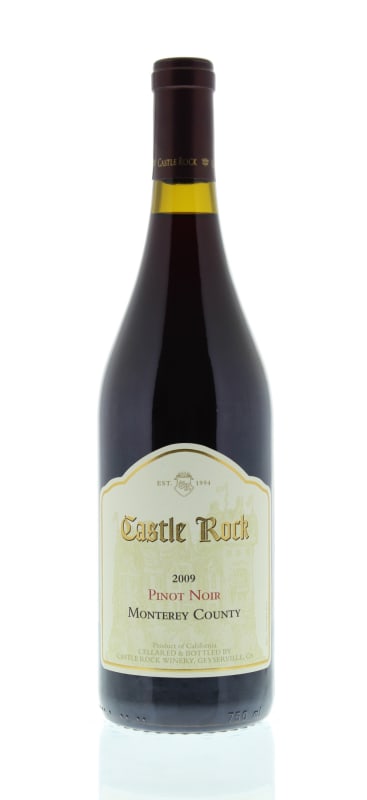 Castle Rock Monterey Pinot Noir 2009 Front Bottle Shot