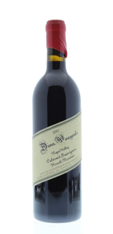 Dunn Howell Mountain Cabernet Sauvignon 2007 Front Bottle Shot