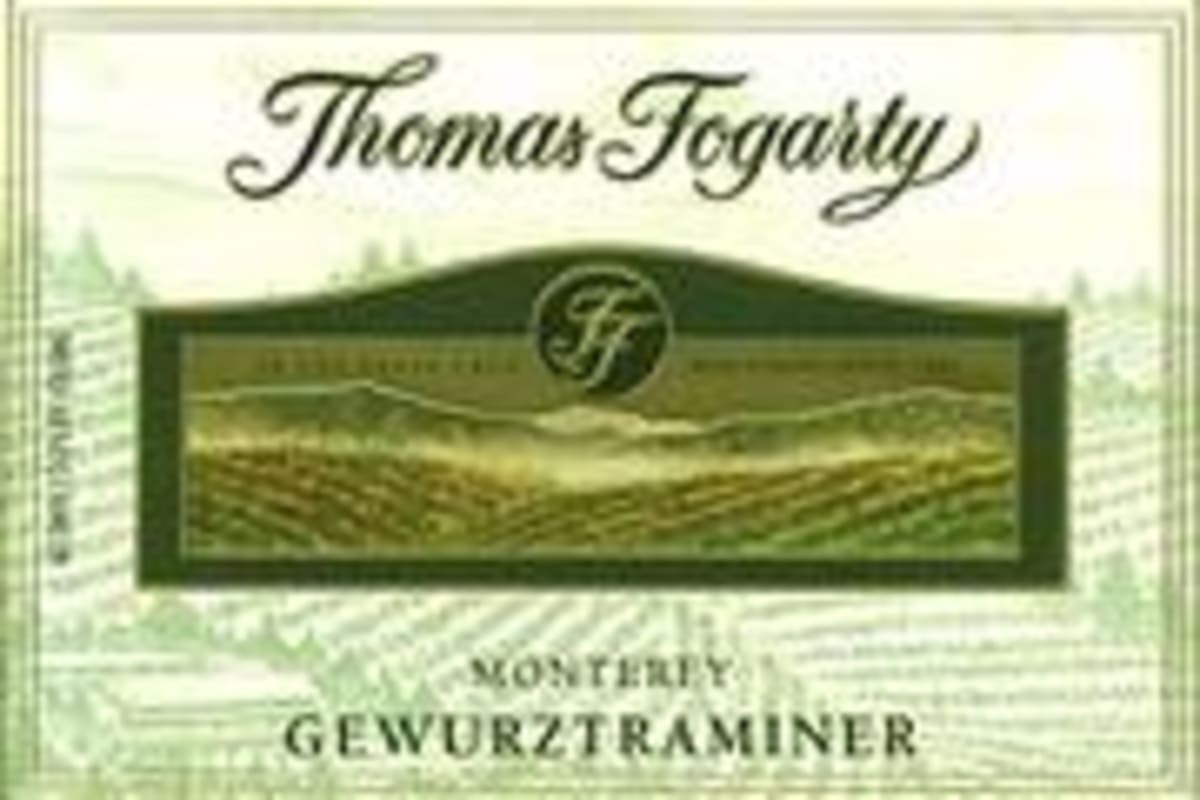 Thomas Fogarty Monterey Gewurztraminer 1998 Front Label