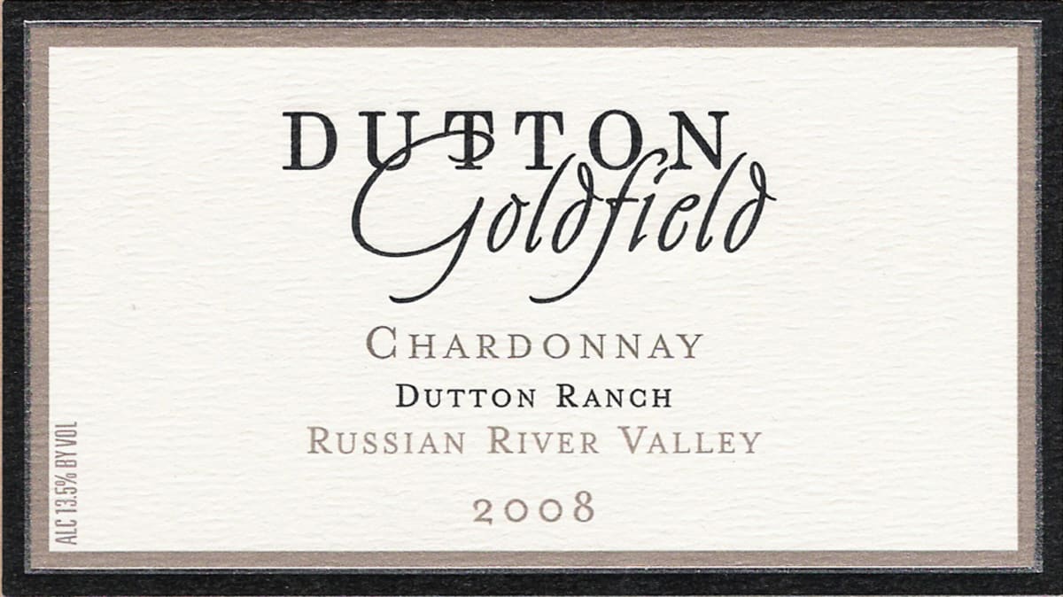 Dutton-Goldfield Dutton Ranch Chardonnay 2008 Front Label