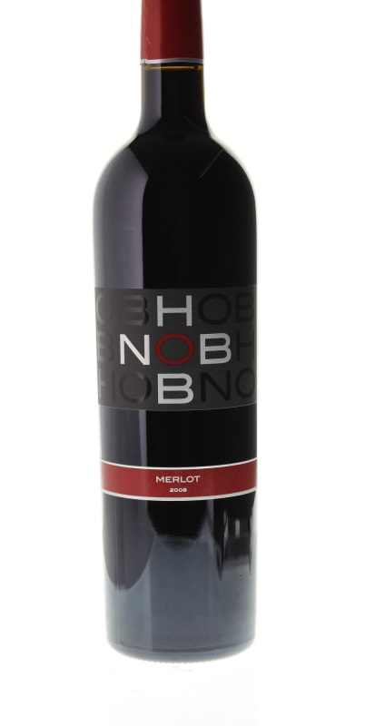 HobNob Merlot 2008 Front Bottle Shot