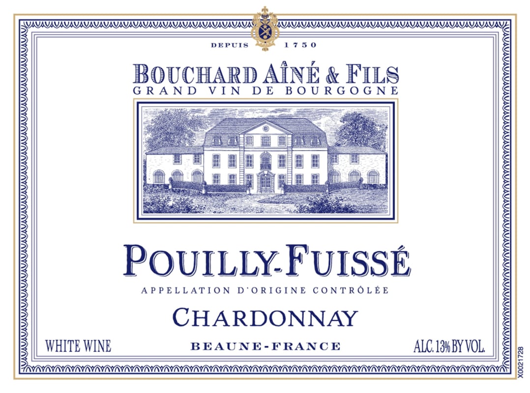 Bouchard Aine & Fils Pouilly-Fuisse 2008 Front Label