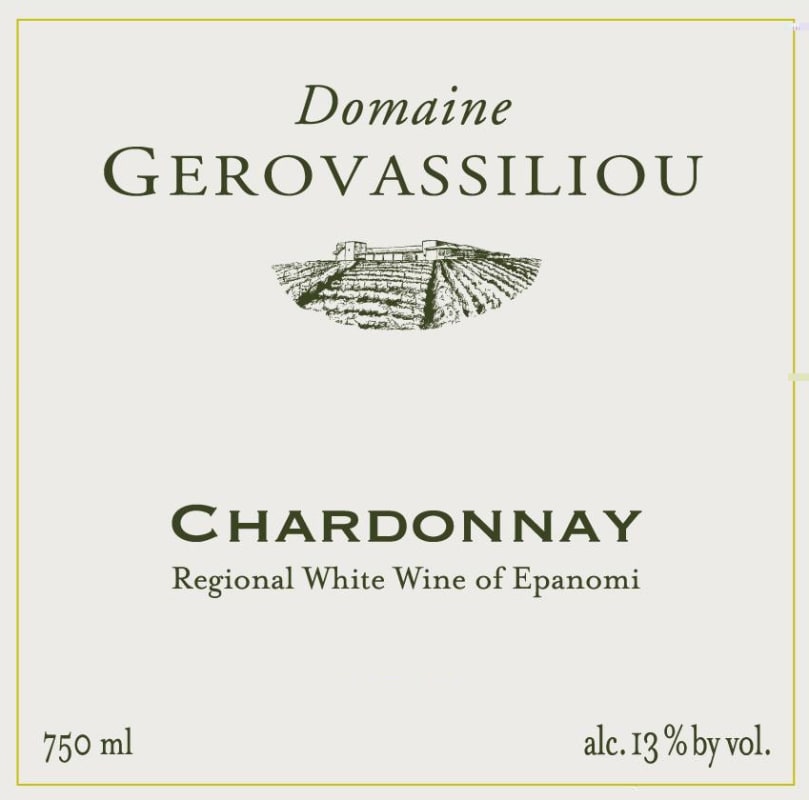 Gerovassiliou Chardonnay 2014 Front Label