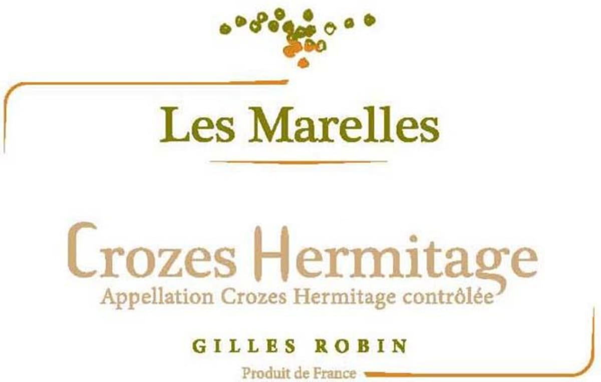 Gilles Robin Crozes Hermitage Les Marelles Cuvee Blanc 2014 Front Label