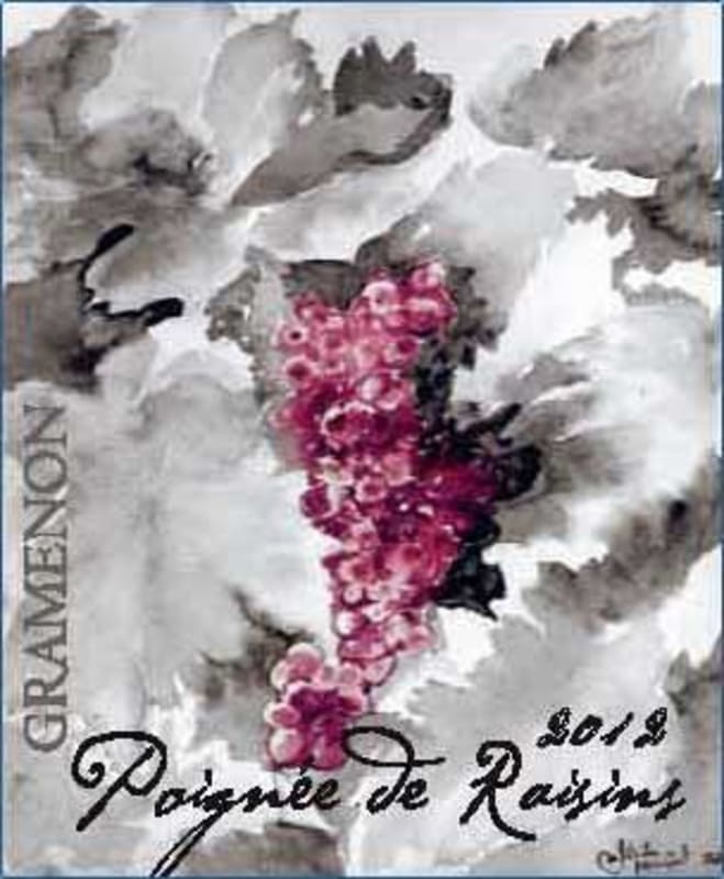 Domaine Gramenon Poignee de Raisins 2012 Front Label