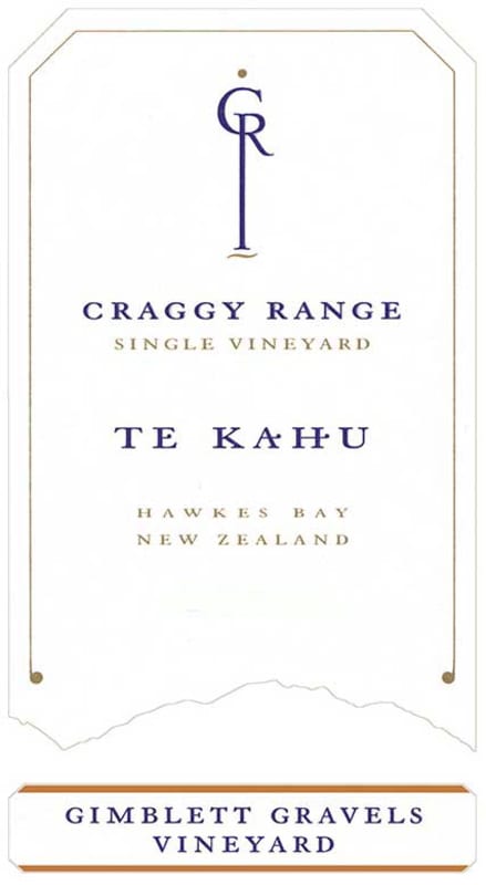 Craggy Range Winery Te Kahu Gimblett Gravels Vineyard 2009 Front Label
