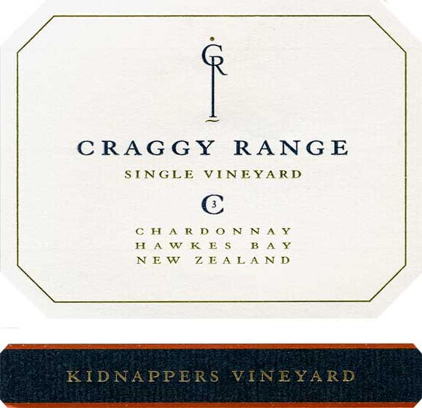 Craggy Range Winery Kidnappers Vineyard Chardonnay 2010 Front Label