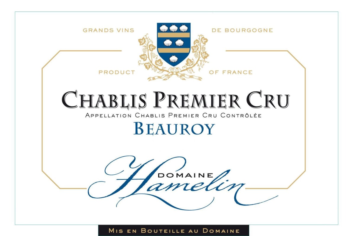 Thierry Hamelin Chablis Beauroy Premier Cru 2012 Front Label