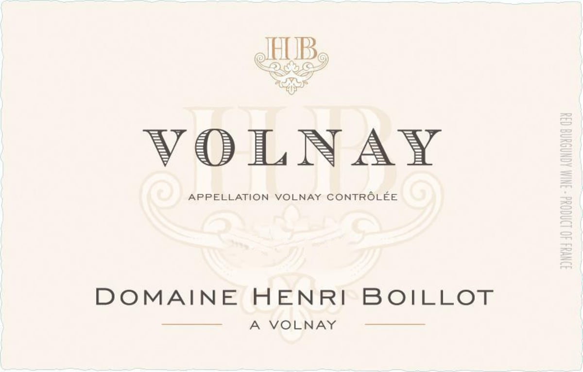 Domaine Henri Boillot Volnay 2013 Front Label