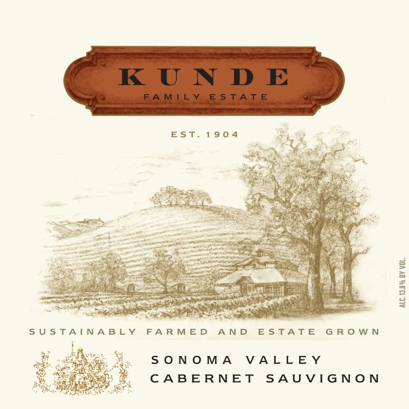 Kunde Cabernet Sauvignon 2007 Front Label