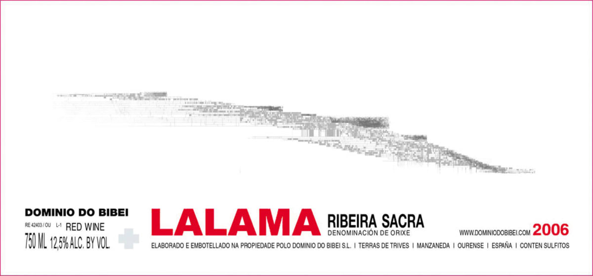 Dominio do Bibei Ribeira Sacra Lalama 2006 Front Label