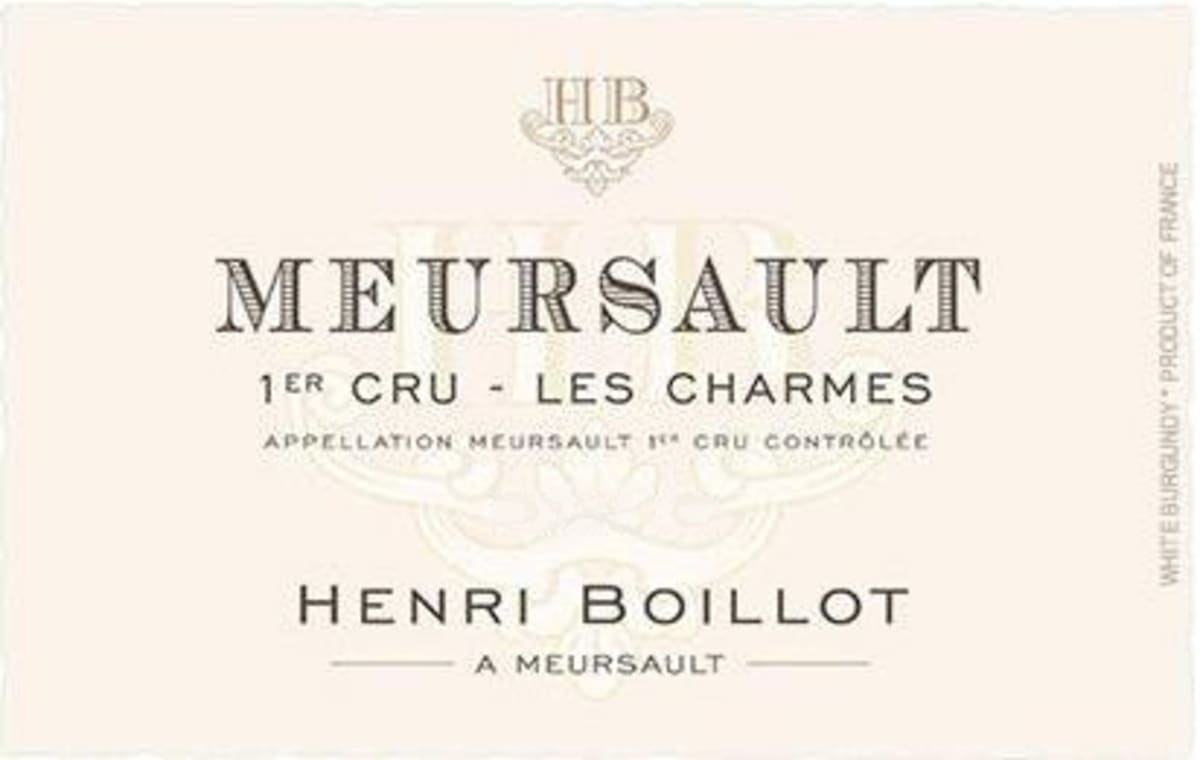 Domaine Henri Boillot Meursault Les Charmes Premier Cru 2014 Front Label