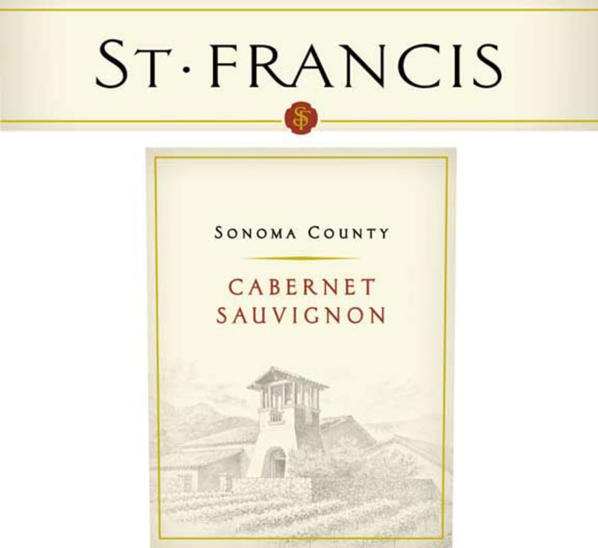 St. Francis Sonoma County Cabernet Sauvignon 2007 Front Label