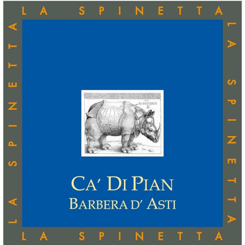 La Spinetta Barbera d'Asti Ca Di Pian (375ML half-bottle) 2007 Front Label