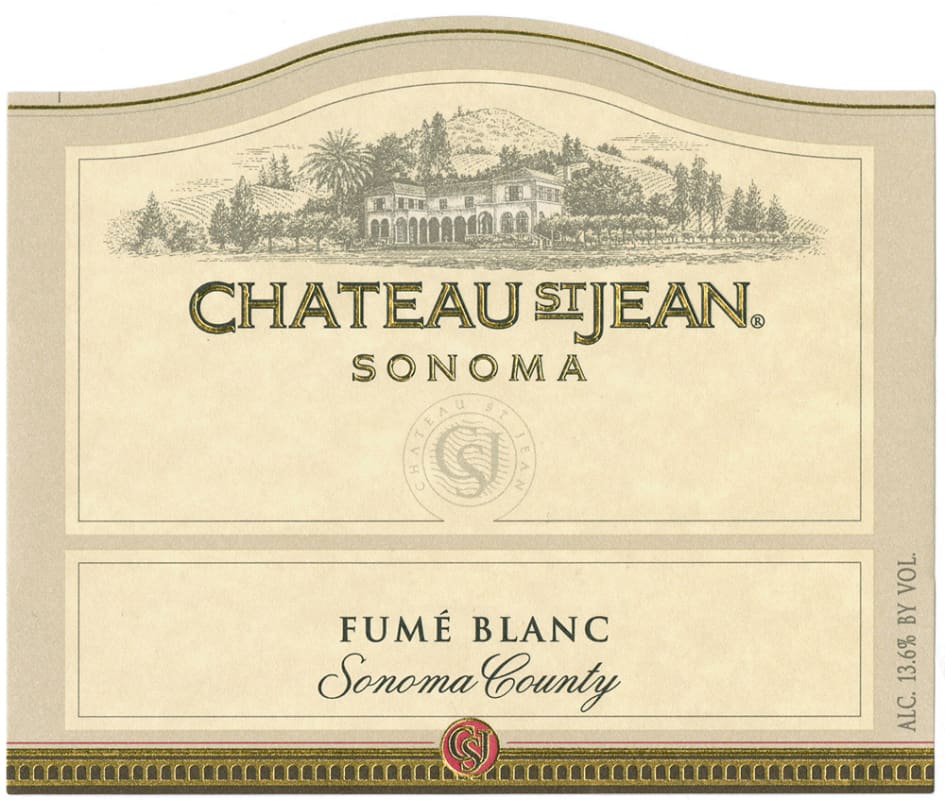 Chateau St. Jean Fume Blanc 2009 Front Label