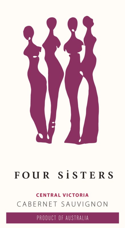 Four Sisters Cabernet Sauvignon 2008 Front Label