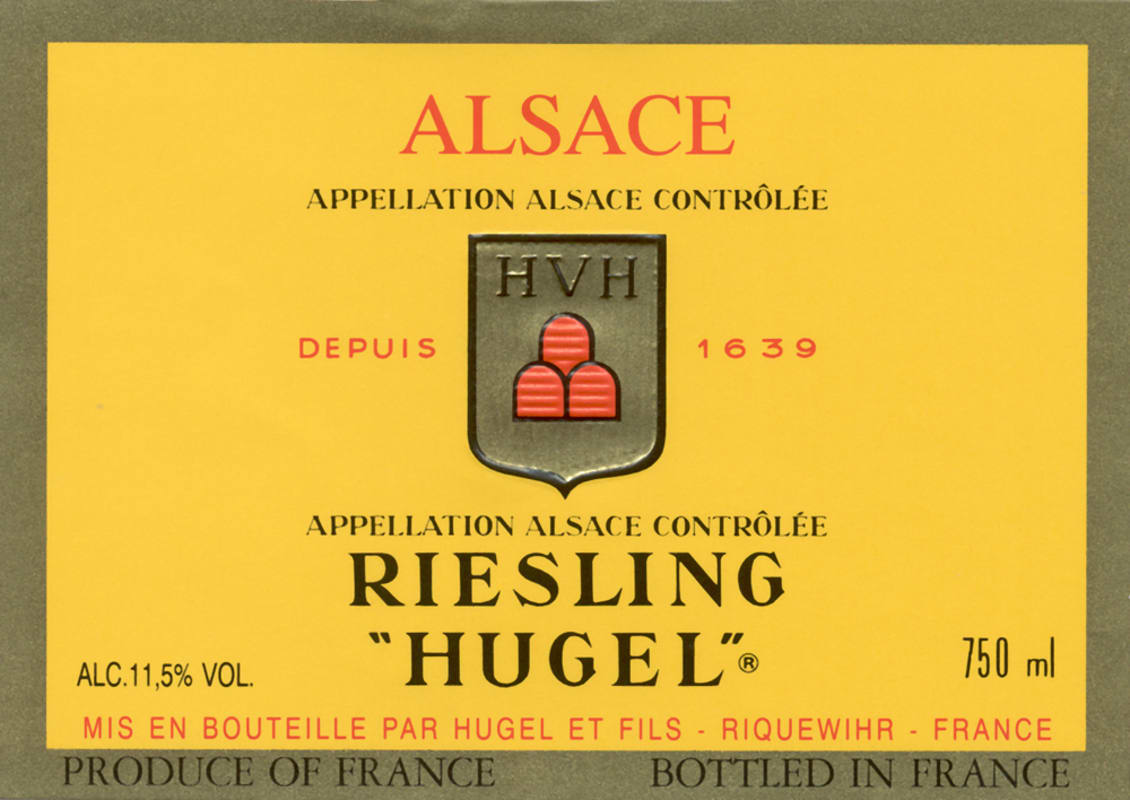 Hugel Classic Riesling 2009 Front Label