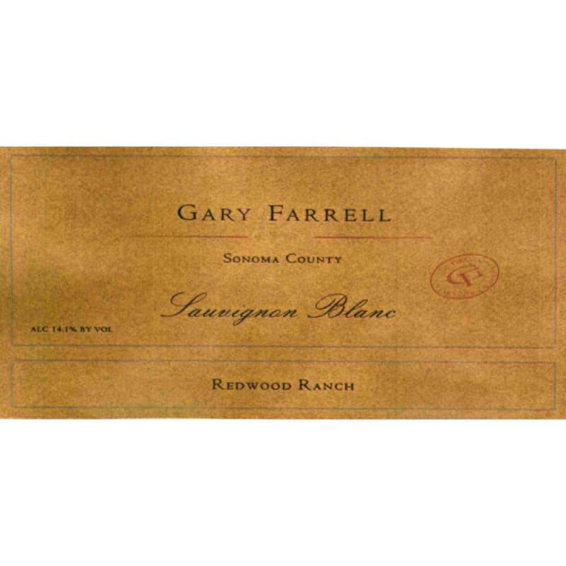 Gary Farrell Redwood Ranch Sauvignon Blanc 2010 Front Label