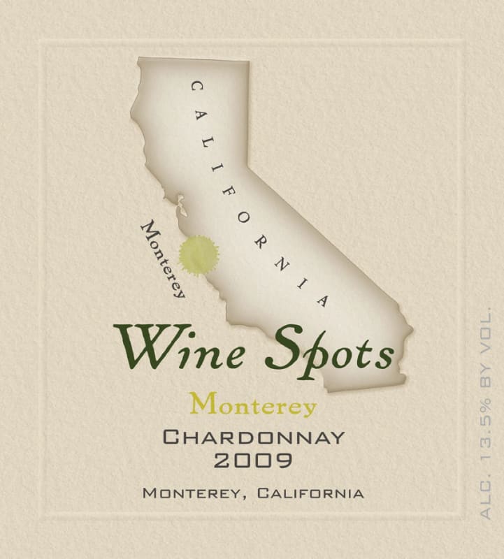 Wine Spots Monterey Chardonnay 2009 Front Label
