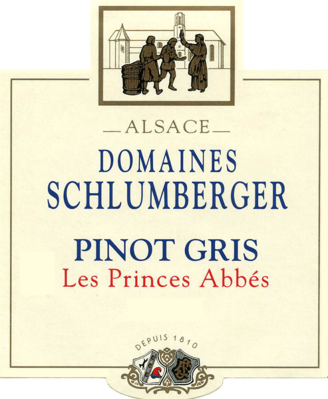 Domaines Schlumberger Les Princes Abbes Pinot Gris 2008 Front Label