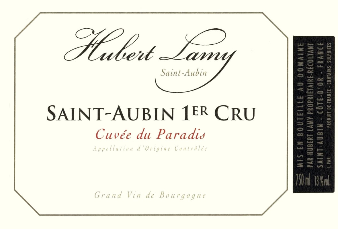 Hubert Lamy Saint-Aubin Cuvee du Paradis Premier Cru 2014 | Wine.com