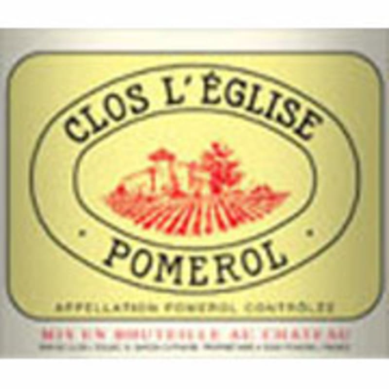 Clos L'Eglise Pomerol 2001 Front Label