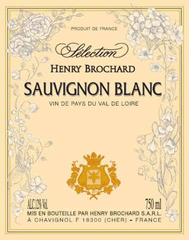 Domaine Hubert Brochard Sauvignon Blanc 2009 Front Label