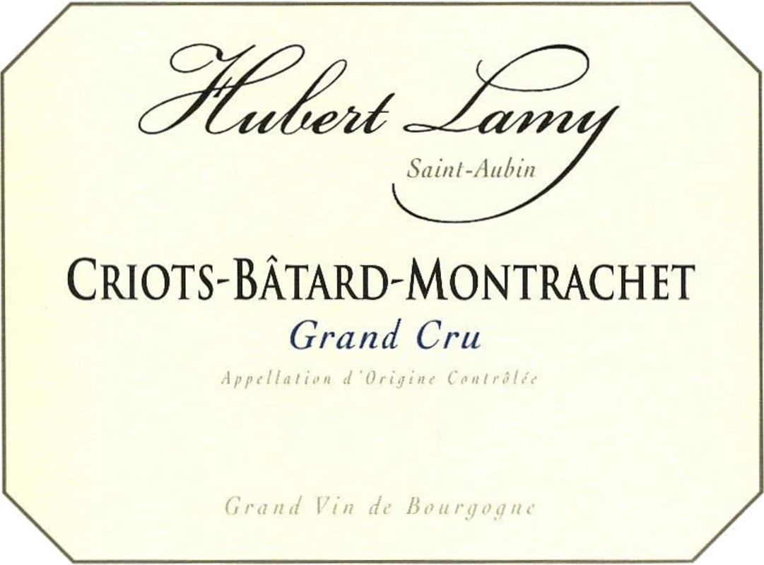 Hubert Lamy Criots-Batard-Montrachet Grand Cru 2007 Front Label