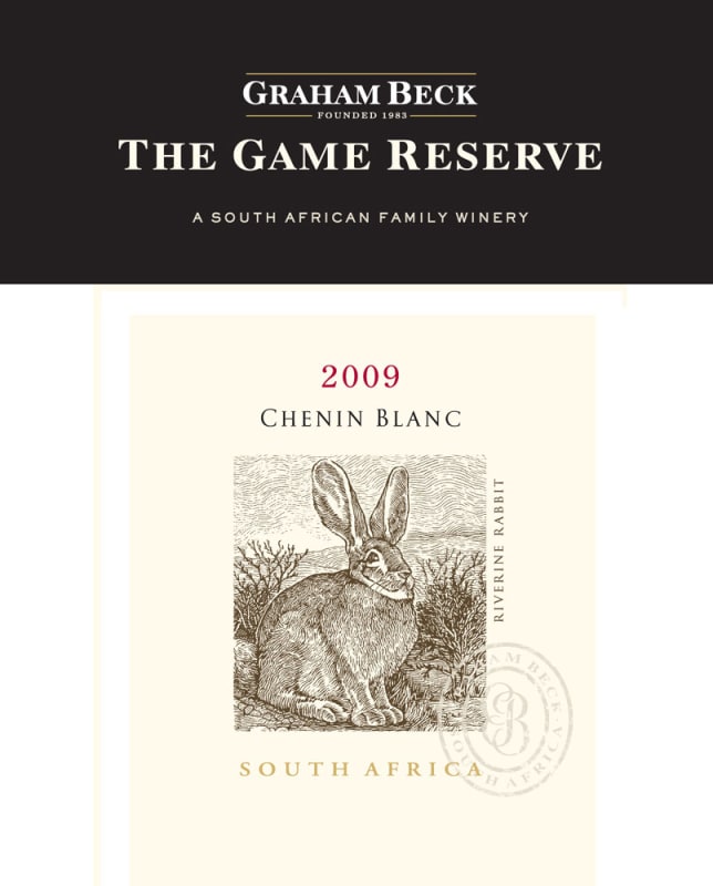 Rooiberg Winery Game Reserve Chenin Blanc 2009 Front Label