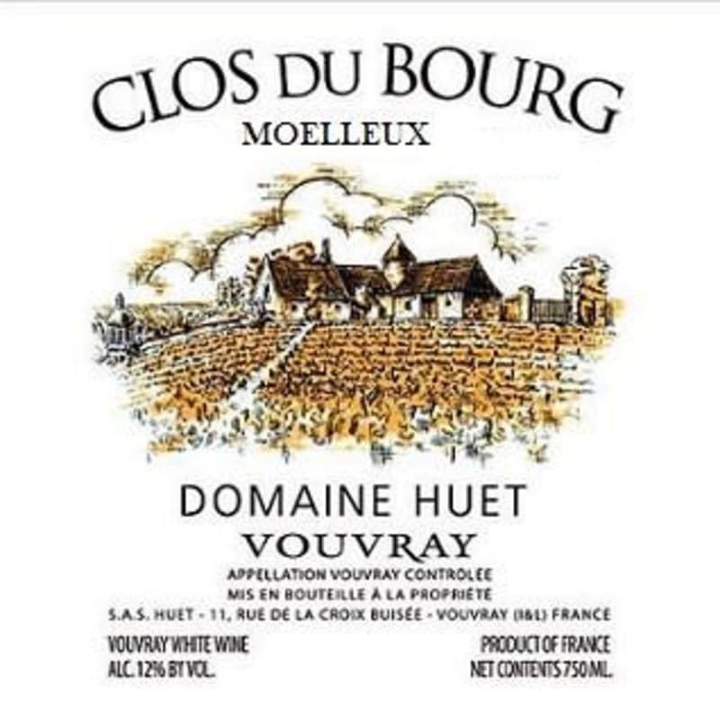 Domaine Huet Clos du Bourg Moelleux 2007 Front Label