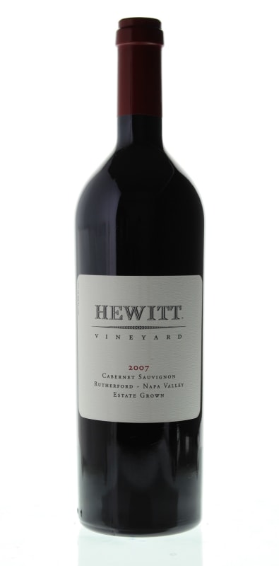 Hewitt Vineyard Cabernet Sauvignon 2007 Front Bottle Shot