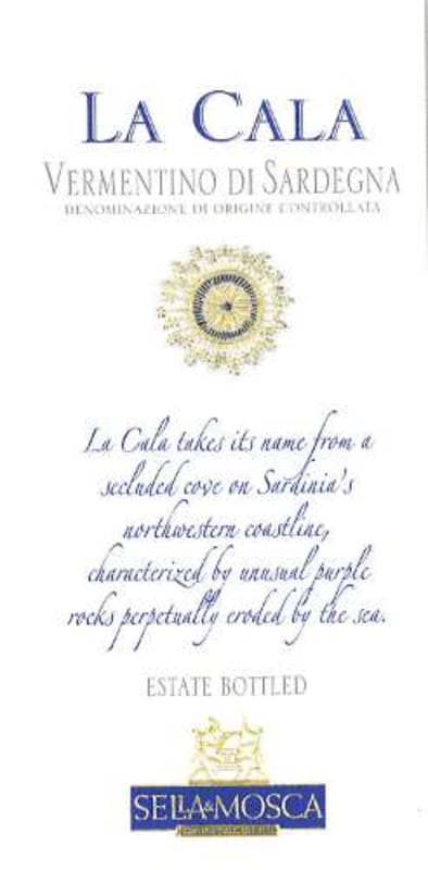 Sella & Mosca La Cala Vermentino 2009 Front Label