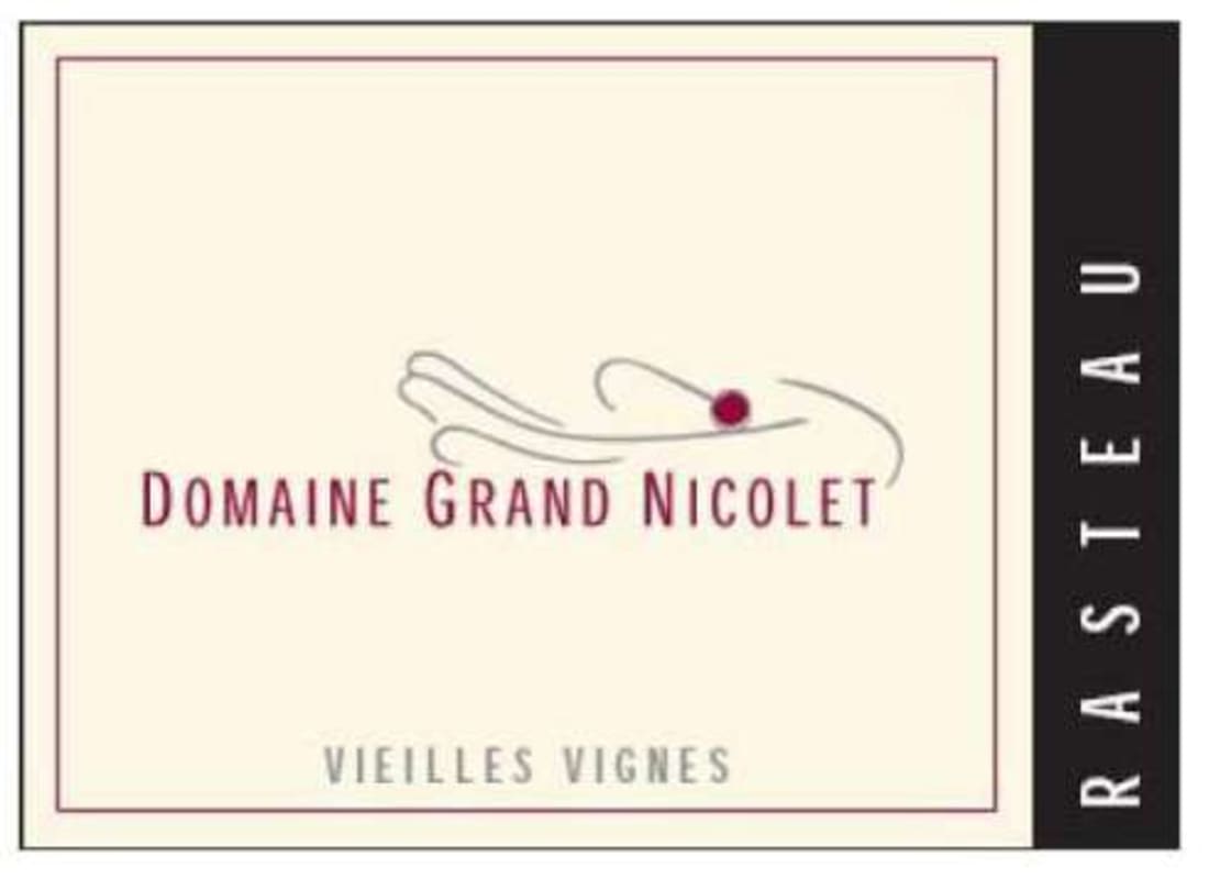 Domaine Grand Nicolet Rasteau 2008 Front Label