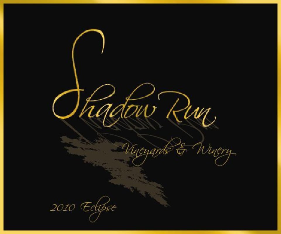 Shadow Run Ranch & Winery Eclipse Petite Sirah 2010 Front Label