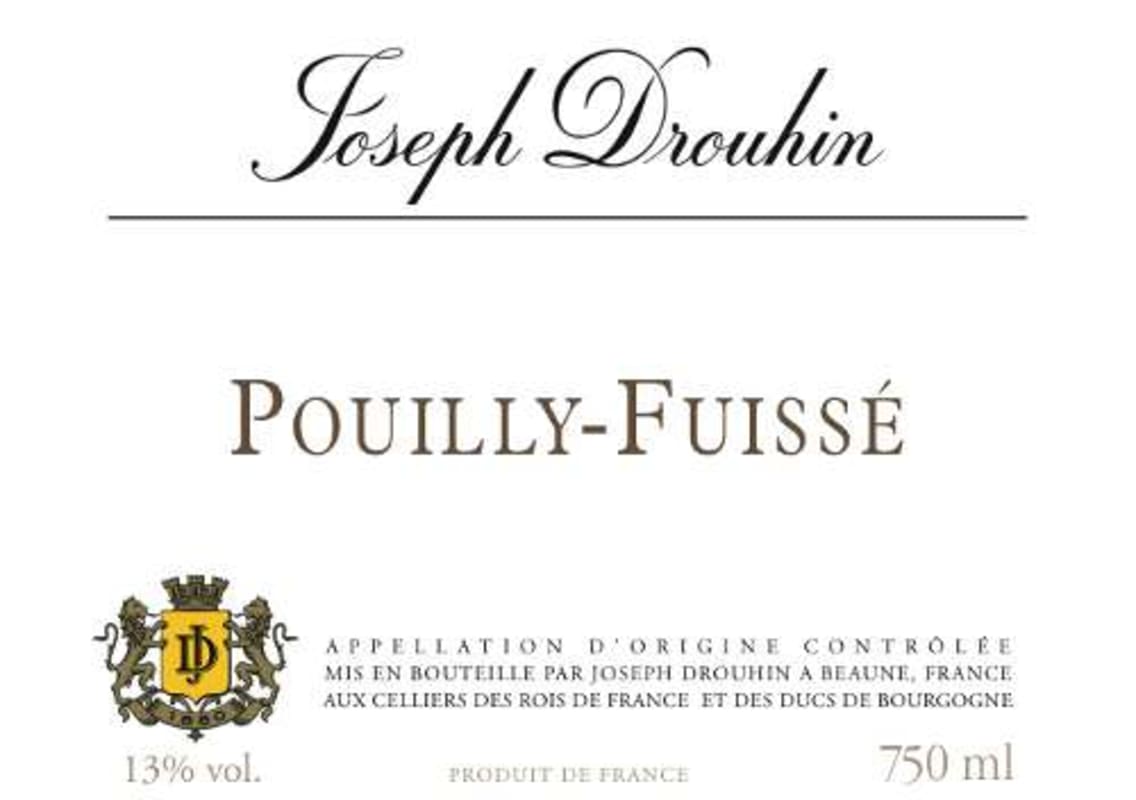 Joseph Drouhin Pouilly-Fuisse 2009 Front Label