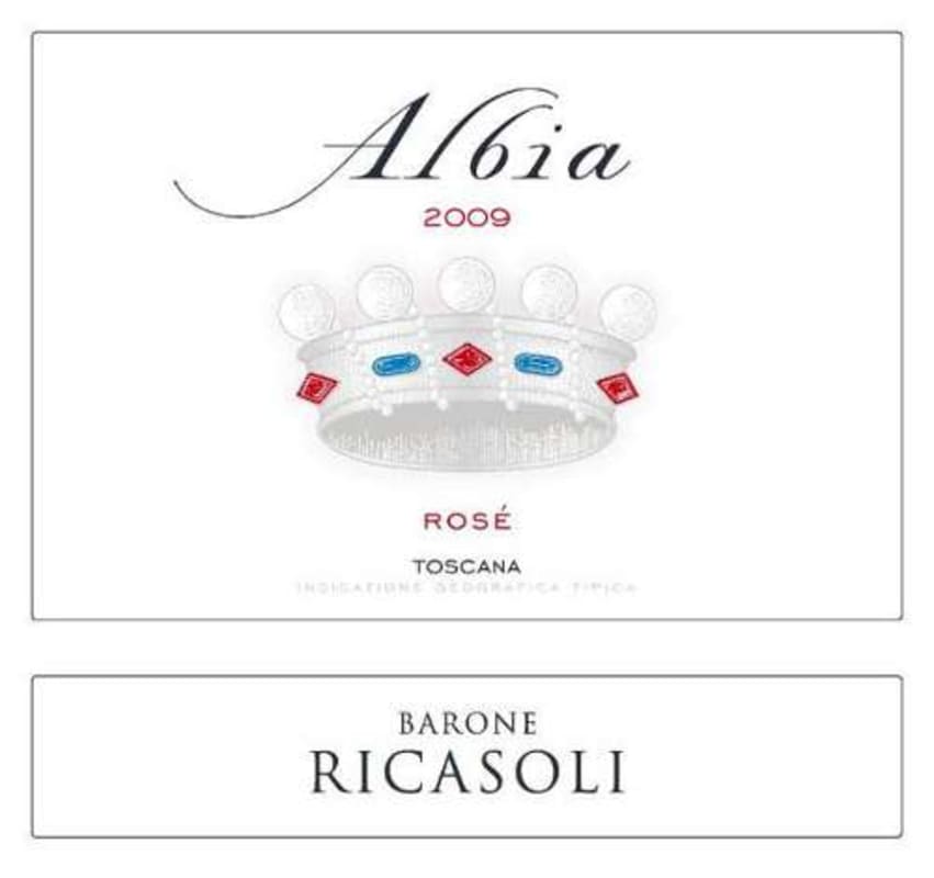 Barone Ricasoli Albia Rose 2009 Front Label